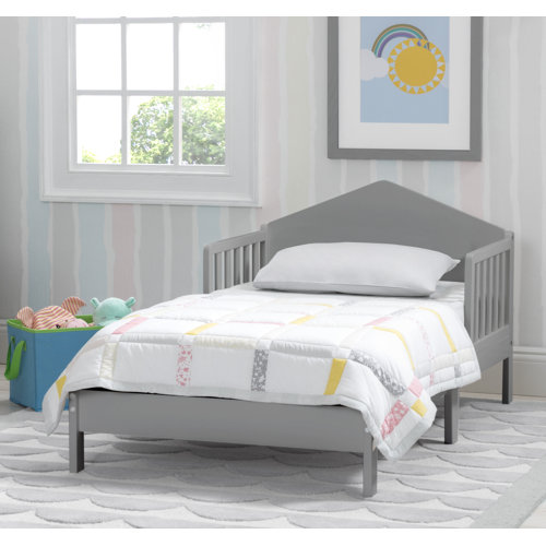 Delta Children Toddler Bed - Greenguard Gold Certified - Blush/Natural